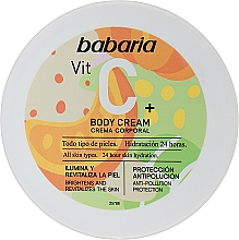 Крем для тела с витамином С - Babaria Body Cream Vit C+ — фото N1