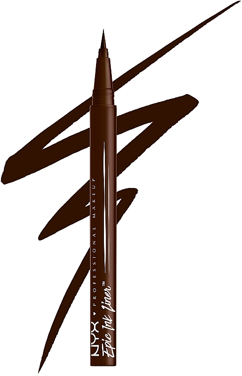 УЦІНКА Насичена водостійка підводка-фломастер для повік - NYX Professional Makeup Epic Ink Liner * — фото N3