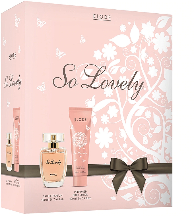 Elode So Lovely - Набор (edp/100ml + b/lot/100ml) — фото N1