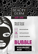 Духи, Парфюмерия, косметика Пенная тканевая маска для лица - Beauty Derm Bubble Face Mask