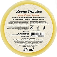 Маска для обличчя "Апельсин і куркума" - Soap&Friends Sauna Vita Spa — фото N2