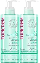 Духи, Парфюмерия, косметика Набор - Topicrem AC Purifying Cleansing Gel (cl/gel/2x400ml)