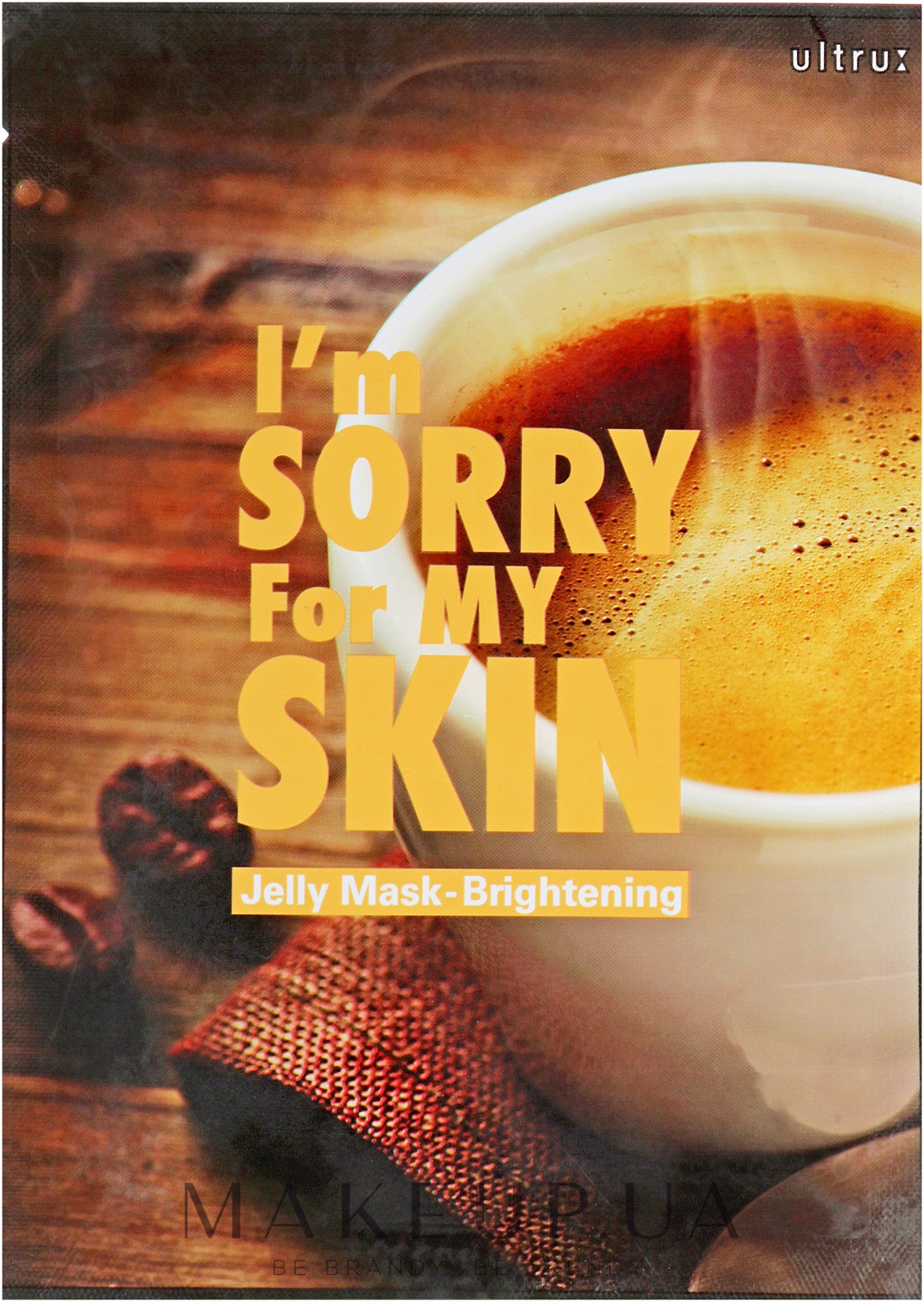 Тканинна маска для обличчя - Ultru I'm Sorry For My Skin Jelly Mask Brightening — фото 33ml