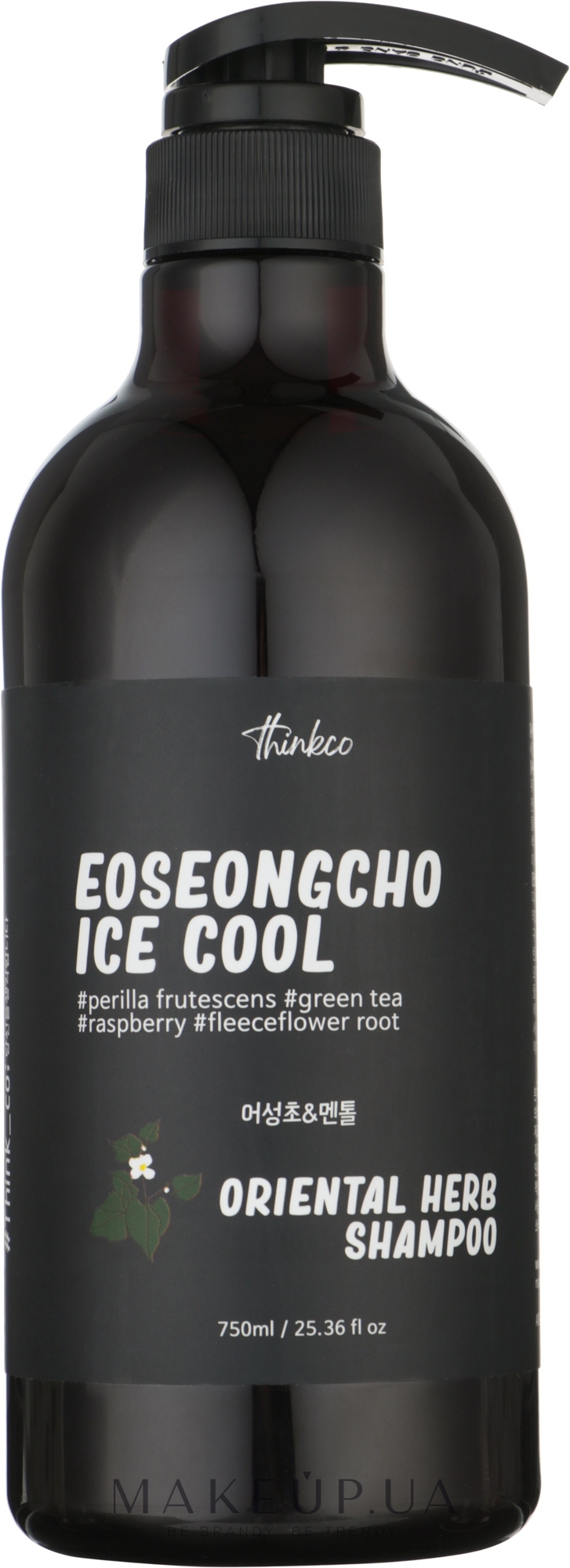 Трав'яний освіжальний шампунь - Thinkco Eoseongcho Ice Cool Shampoo — фото 750ml