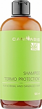 Духи, Парфюмерия, косметика Безсульфатний шампунь для волос «Термозащита» - Cannabis Shampoo "Termo Protection" For Normal And Damaged Hair