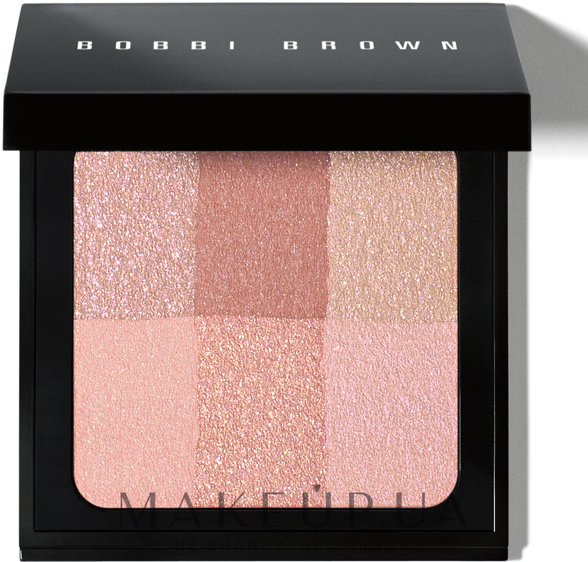 Багатофункціональна пудра для обличчя - Bobbi Brown Brightening Brick — фото 1 - Pink