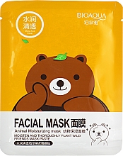 Духи, Парфюмерия, косметика Маска с эссенцией зеленого чая - Bioaqua Fasial Animal Mask Bear