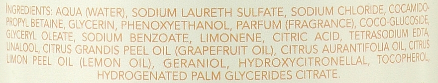 Жидкое мыло для рук "Грейпфрут и зеленый лимон" - Vivian Gray Liquid Soap Grapefruit & Green Lemon — фото N2