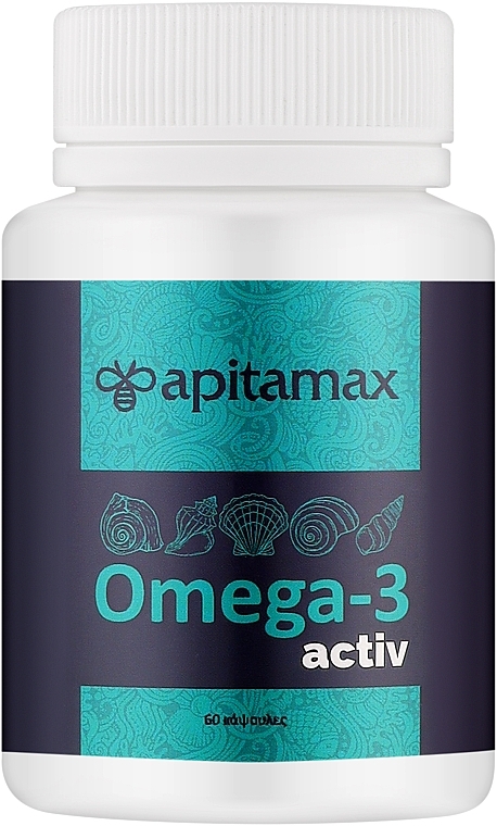 Пищевая добавка "Омега 3" - Apitamax Omega-3 Activ — фото N1