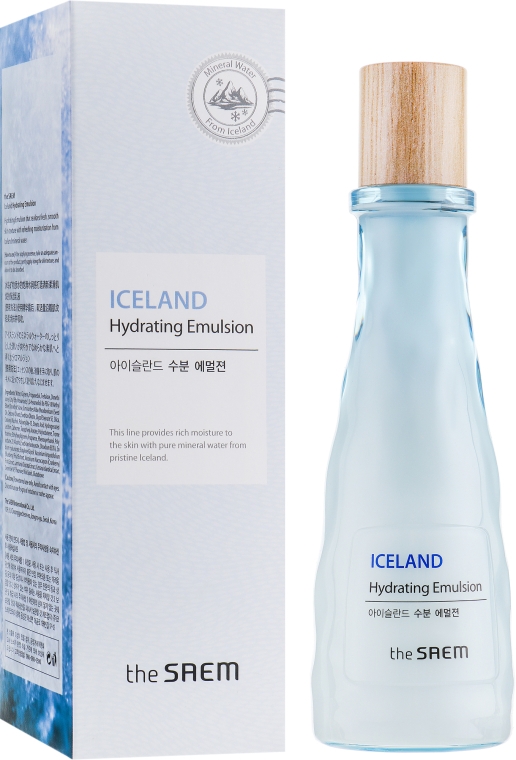 Мінеральна зволожуюча емульсія - The Saem Iceland Hydrating Emulsion — фото N1