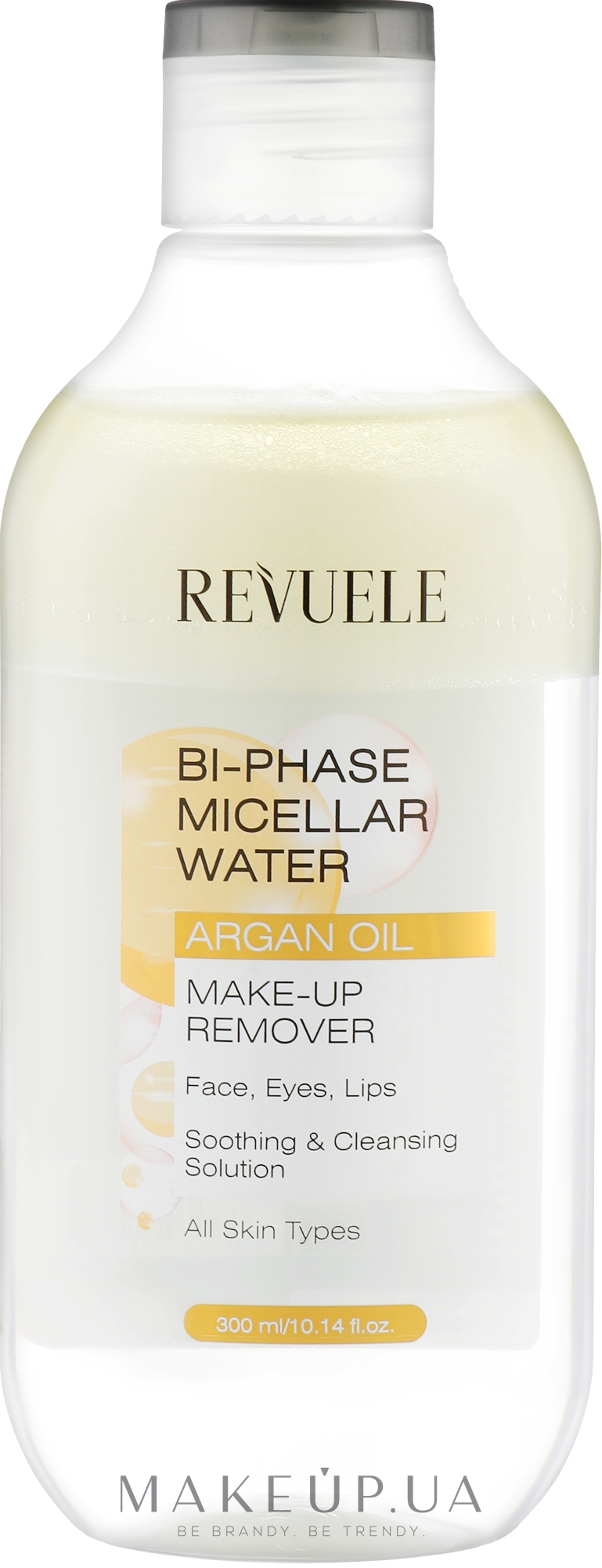 Двухфазная мицеллярная вода с аргановым маслом - Revuele Bi Phase Micellair Water With Argan Oil — фото 300ml