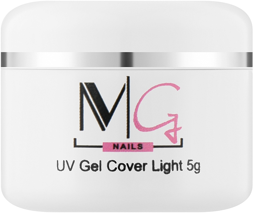 Гель камуфлювальний для нарощування - MG Nails UV Gel Cover Light