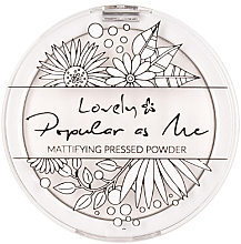 Матувальна пресована пудра - Lovely Popular As Memattifying Pressed Powder — фото N1