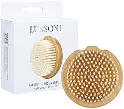 Бамбукова щітка для тіла - Lussoni Bamboo Vegan Body Brush — фото N1