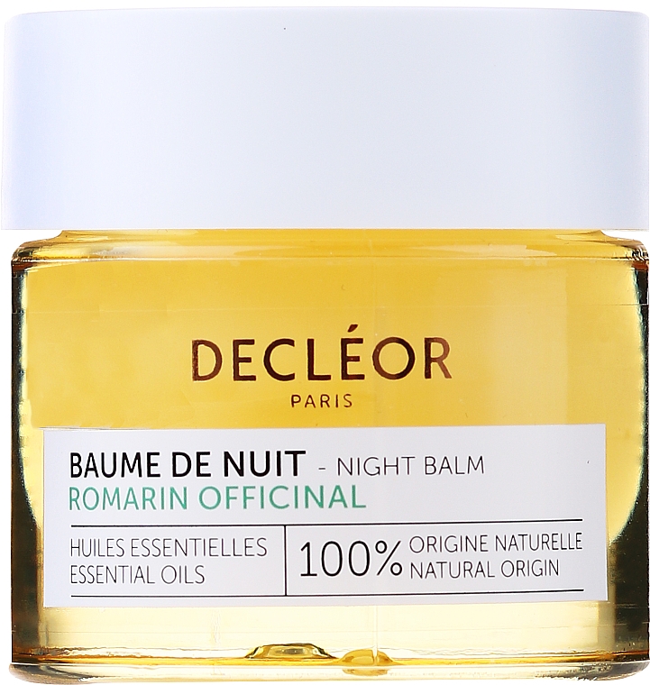 Ночной бальзам для лица - Decleor Rosemary Officinalis Night Balm (мини) — фото N1