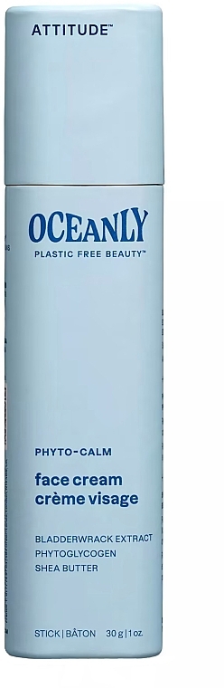 Крем-стик для чувствительной кожи лица - Attitude Phyto-Calm Oceanly Face Cream — фото N1