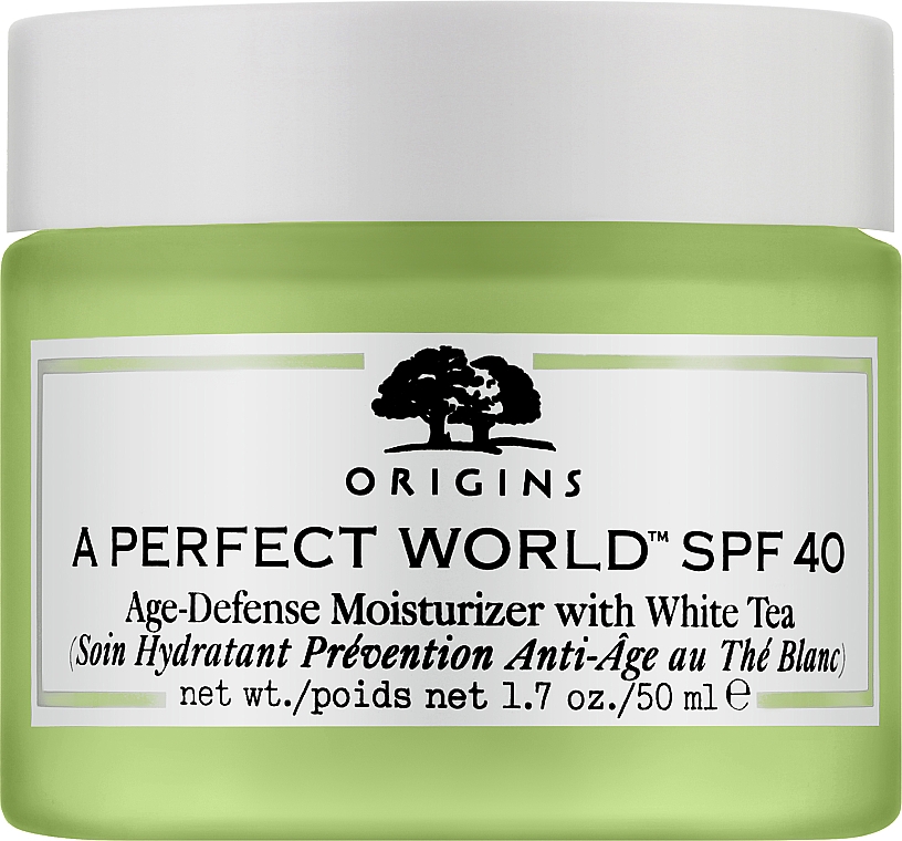 Крем для обличчя - Origins A Perfect World SPF 40 Age-defense Moisturizer with White Tea — фото N1