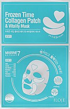 Оздоровлювальна маска з патчами 2 в 1 для обличчя - Konad Iloje Frozen Time Collagen Patch & Vitality Mask — фото N1