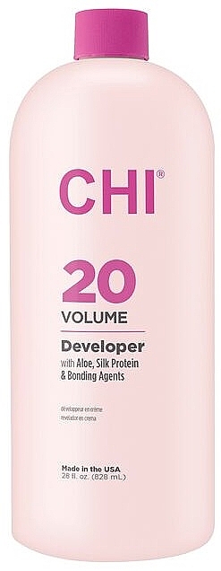 Окислитель 6% - CHI 20 Volume Developer With Aloe, Silk Protein & Bonding Agents — фото N1