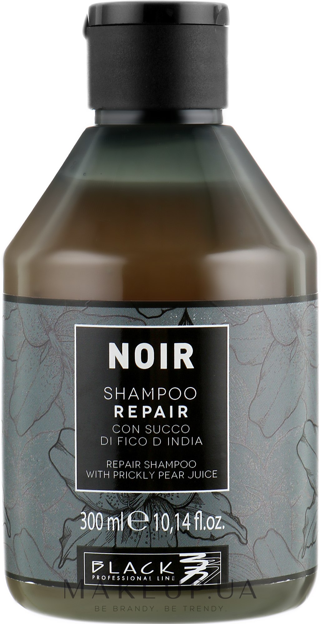 Шампунь з соком кактуса та груші - Black Professional Noir Repair Prickly Pear Juice Shampoo — фото 300ml