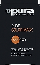 Парфумерія, косметика Тонувальна маска для волосся - Pura Kosmetica Pure Color Mask (пробник)