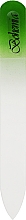 Духи, Парфюмерия, косметика Пилочка хрустальная в чехле из кожи 99-1052, зеленая, 105мм - SPL