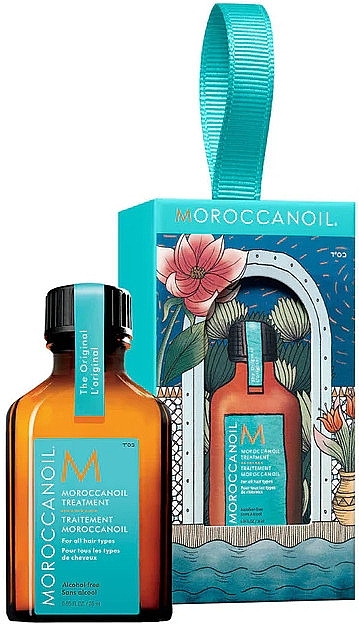 Відновлювальна олія для волосся в подарунковому пакованні - Moroccanoil Treatment Holiday Stocking Stuffer — фото N1