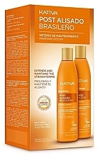 Духи, Парфюмерия, косметика Набор - Kativa Post Alisado Keraliss Complex (shm/255ml + cond/255ml)