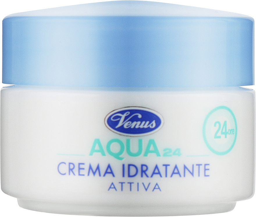 Активний, зволожувальний крем для обличчя - Venus Crema Idratante Attiva Aqua 24