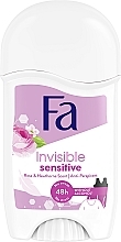 Духи, Парфюмерия, косметика Дезодорант-стик - Fa Invisible Sensitive Deo Stick