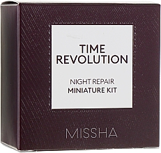 Духи, Парфюмерия, косметика Набор - Missha Time Revolution Night Repair Probio Miniature Kit (f/cr/7ml + serum/10ml)