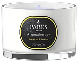 Духи, Парфюмерия, косметика Ароматическая свеча - Parks London Aromatherapy Grapefruit & Jasmine Candle 