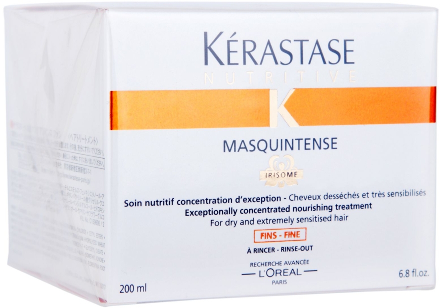Интенсивная маска для сухих и поврежденных тонких волос - Kerastase Masquintense Irisome Nutritive