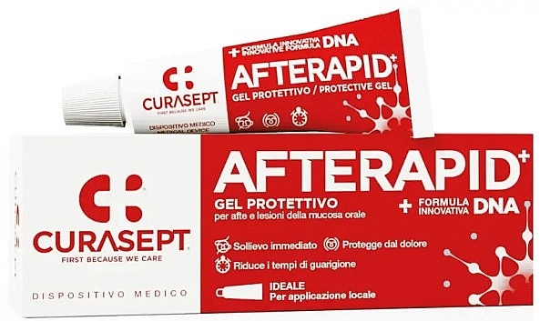 Захисний гель проти виразок і невеликих ранок порожнини рота - Curaprox Curasept Afterapid Protective Gel — фото N1