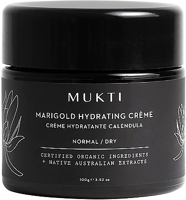 Зволожувальний крем із чорнобривцями для обличчя - Mukti Organics Marigold Hydrating Creme — фото N1