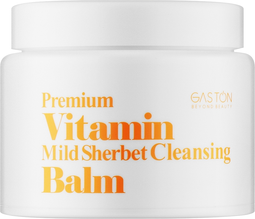 УЦЕНКА Гидрофильный бальзам - Gaston Premium Vitamin Mild Sherbet Cleansing Balm * — фото N1