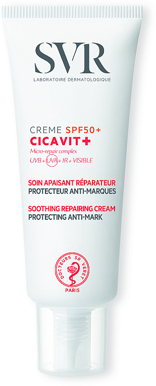 Заспокійливий крем SPF 50 - SVR Cicavit+ Soothing Cream SPF 50 — фото N1