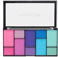 Палітра тіней для повік - Makeup Revolution Reloaded Dimension Eyeshadow Palette Vivid Passion — фото N3