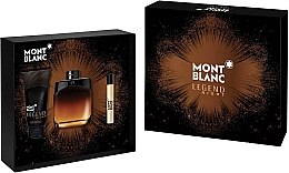 Парфумерія, косметика Montblanc Legend Night - Набір (edp/100ml + edp/7.5 ml + ash/balm/100ml)