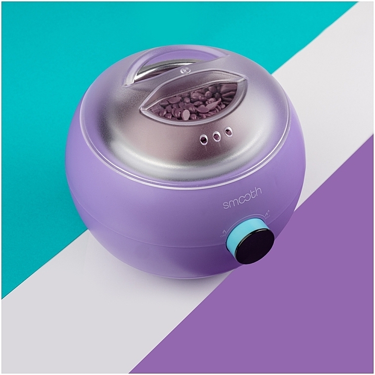 Воскоплав баночный DL-500 Lavander на 100W и 500 мл, лавандовый - SMOOTH Wax Warmer — фото N6