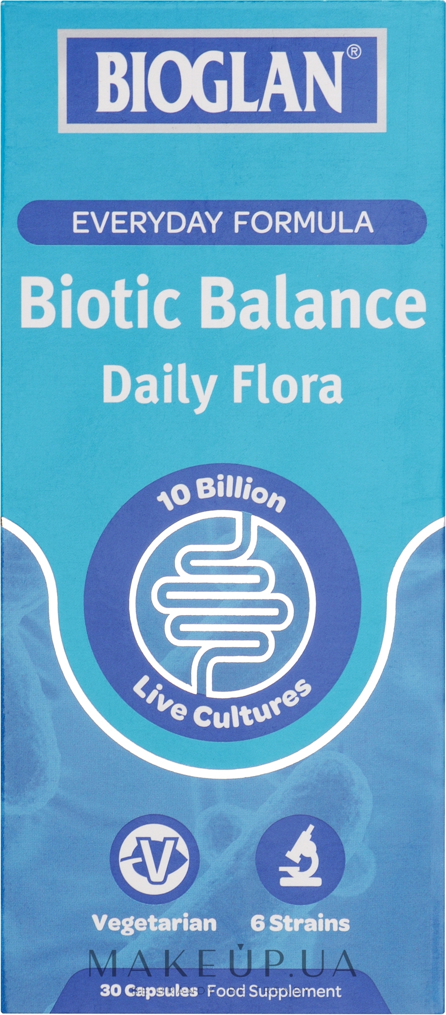 Харчова добавка для травлення "Пробіотик Баланс" - Bioglan Biotic Balance 10 Billion — фото 30шт