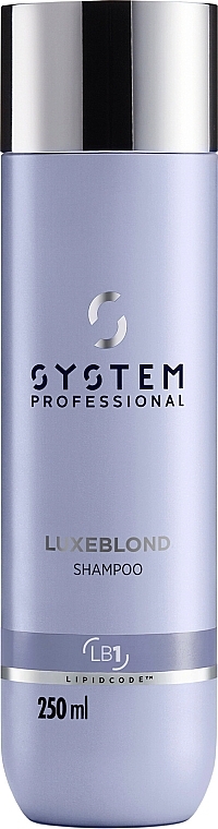 Шампунь для світлого волосся - System Professional LipidCode LuxeBlond Shampoo LB1 — фото N1