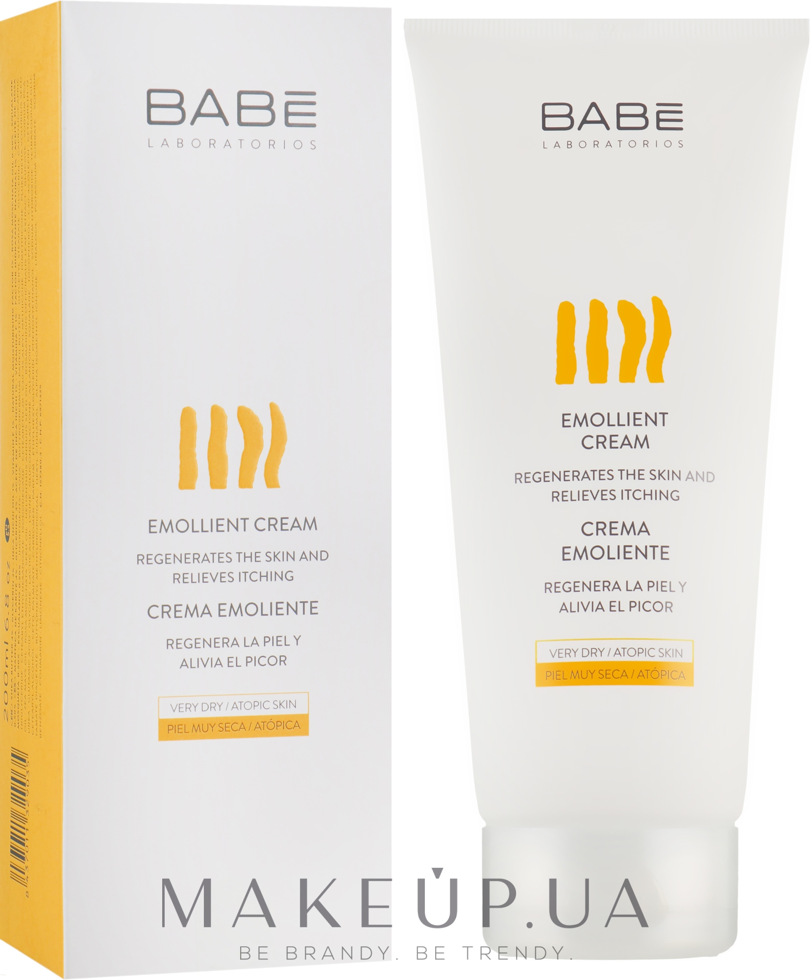 Крем-эмолиент для сухой кожи - Babe Laboratorios Emollient Cream — фото 200ml