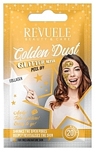 Парфумерія, косметика Маска-плівка з колагеном - Revuele Glitter Mask Golden Dust