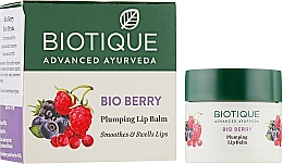 Уплотняющий и придающий полноту бальзам для губ "Био Ягоды" - Biotique Bio Berry Plumping Lip Balm — фото N1
