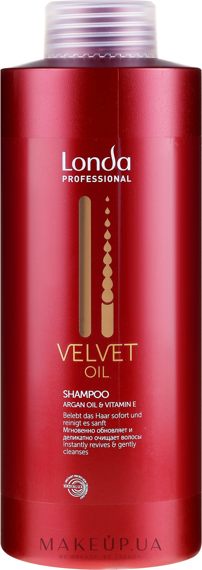 Шампунь с аргановым маслом - Londa Velvet Oil Shampoo — фото 1000ml
