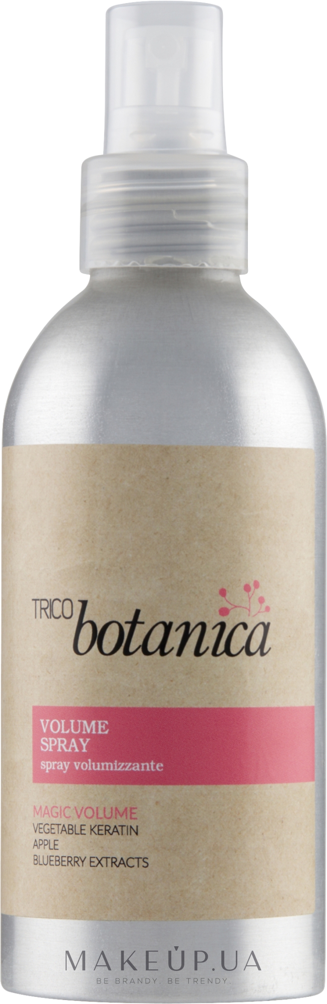 Спрей для об'єму волосся з рослинним кератином і екстрактами яблука й чорниці - Trico Botanica Volume Spray — фото 150ml