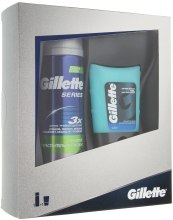 Парфумерія, косметика РОЗПРОДАЖ Набір - Gillette Series Sensitive (gel/200ml + ash/gel/75ml)*