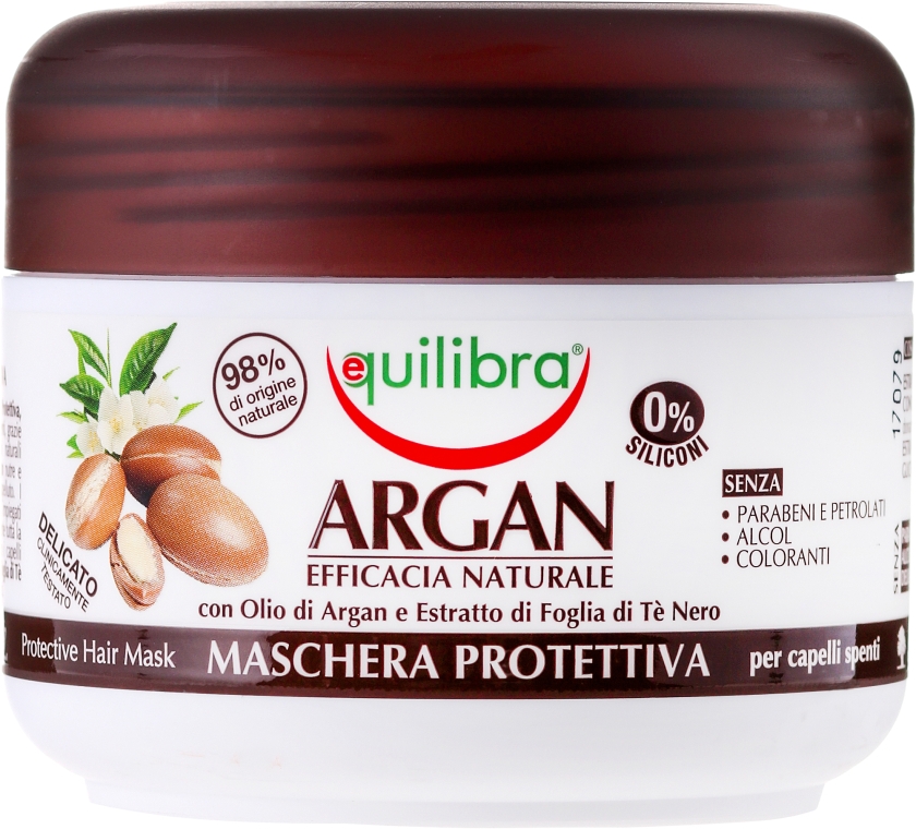 Маска для волос защитная "Аргания" - Equilibra Argan Protective Hair Mask