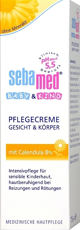 Дитячий крем із календулою - Sebamed Baby Face And Body Cream Calendula — фото N2